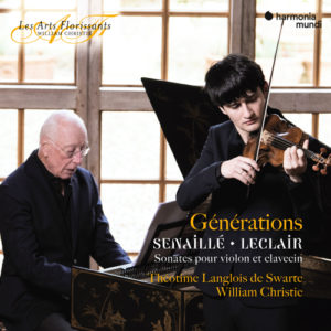 Harmonia Mundi HAF8905292 5400863053864 AAVV Générations - Sonatas for Violin and Harpsichord Théotime Langlois de Swarte violino, William Christie clavicembalo