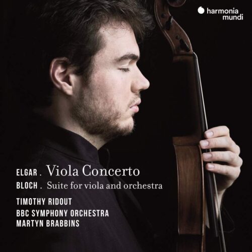 HARMONIA MUNDI HMM902618 3149020946534 Edward Elgar, Ernst Bloch Viola Concerto (transcription from the Cello Concerto): BLOCH Suite for viola and orch. Timothy Ridout, viola, BBC Symphony Orchestra, Martyn Brabbins, direzione