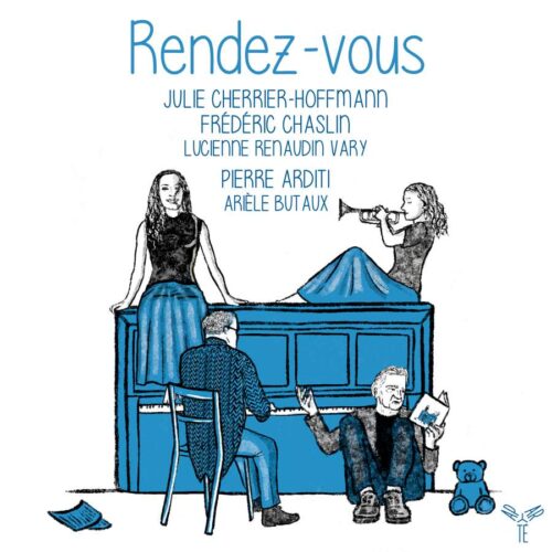 APARTE AP304 5051083186476 Frédéric Chaslin Rendez-vous. Frédéric Chaslin: Song Cycle for Soprano, Trumpet and Piano Julie Cherrier-Hoffmann, soprano, Frédéric Chaslin, tromba, Frédéric Chaslin, pianoforte, Pierre Arditi, voce narrante, Arièle Butaux, testi,