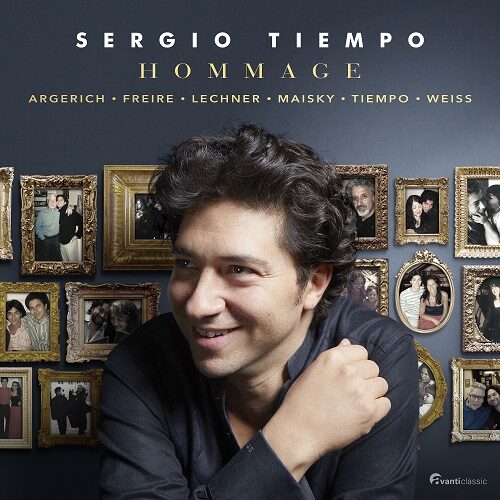 Avanti Classic AVA10552 5414706105528 Johannes Brahms, Frédéric Chopin, Maurice Ravel, Franz Schubert, Pyotr Ilyich Tchaikovsky, Carlos Guastavino, Francisco Mignone Hommage Sergio Tiempo, pianoforte, Martha Argerich, pianoforte, Nelson Freire, pianoforte, Karin Lechner, pianoforte, Alan Weiss, pianoforte
