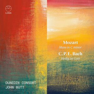 Linn Records CKD721 0691062072120 Carl Philipp Emanuel Bach; Wolfgang Amadeus Mozart Mozart: Mass in C Minor - C.P.E. Bach: Heilig ist Gott Anna Dennis, soprano, Dunedin Consort, Jess Dandy, mezzosoprano, Nicholas Mulroy, tenore; Robert Davies, baritono, John Butt, direzione, Lucy Crowe, soprano