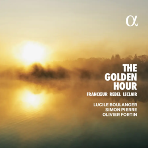 Alpha Classics ALPHA1059 3701624510599 Joseph Bodin de Boismortier, François Francœur, Jean-Marie Leclair, Jean-Féry Rebel, Louis-Antoine Dornel The Golden Hour Lucile Boulanger, viola da gamba, Simon Pierre, violio, Olivier Fortin, clavicembalo