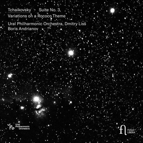 Fuga Libera FUG834 5400439008342 Pyotr Ilyich Tchaikovsky, Ural Philharmonic Orchestra, Dmitry Liss, Boris Andrianov Pyotr Ilyich Tchaikovsky Suite No. 3 & Variations on a Rococo Theme Ural Philharmonic Orchestra, Dmitry Liss, direzione, Boris Andrianov, violoncello