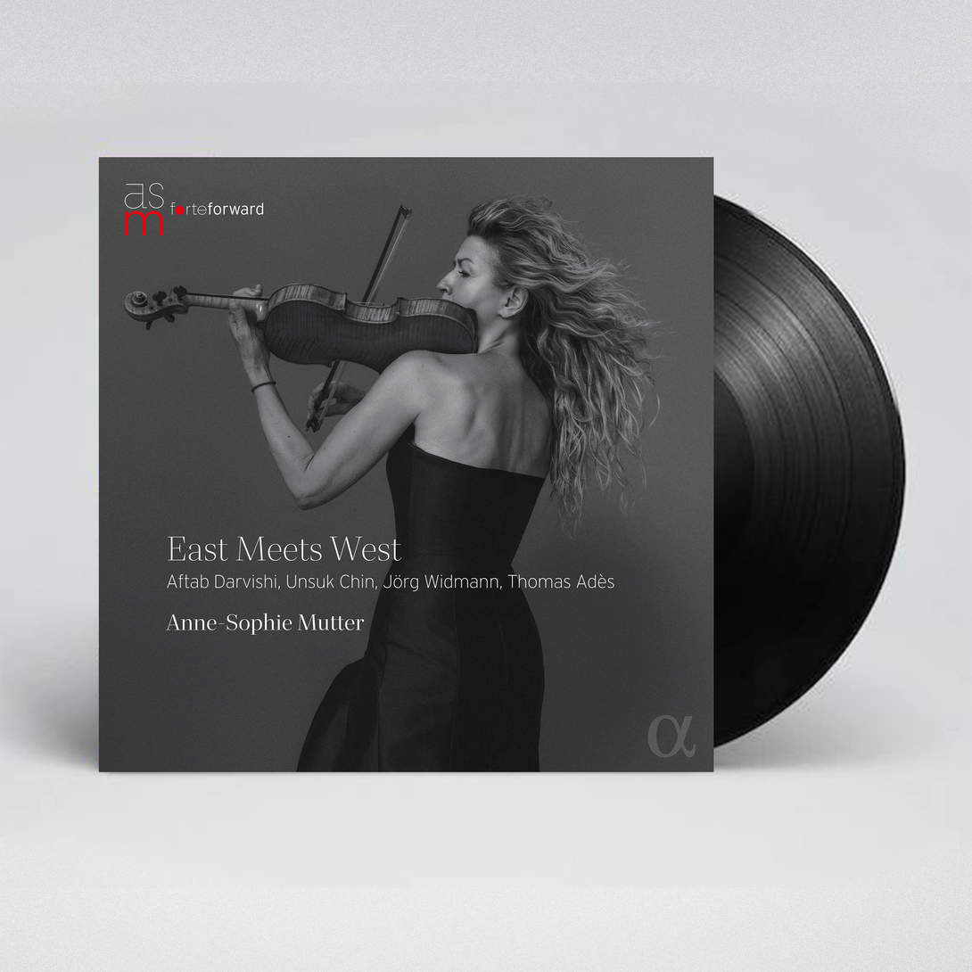 Alpha Classics ALPHA1247 3701624512470 Aftab Darvishi, Anne-Sophie Mutter, Unsuk Chin, Nancy Zhou, Thomas Adès, London Symphony Orchestra, Stephanie Gonley East Meets West (LP)